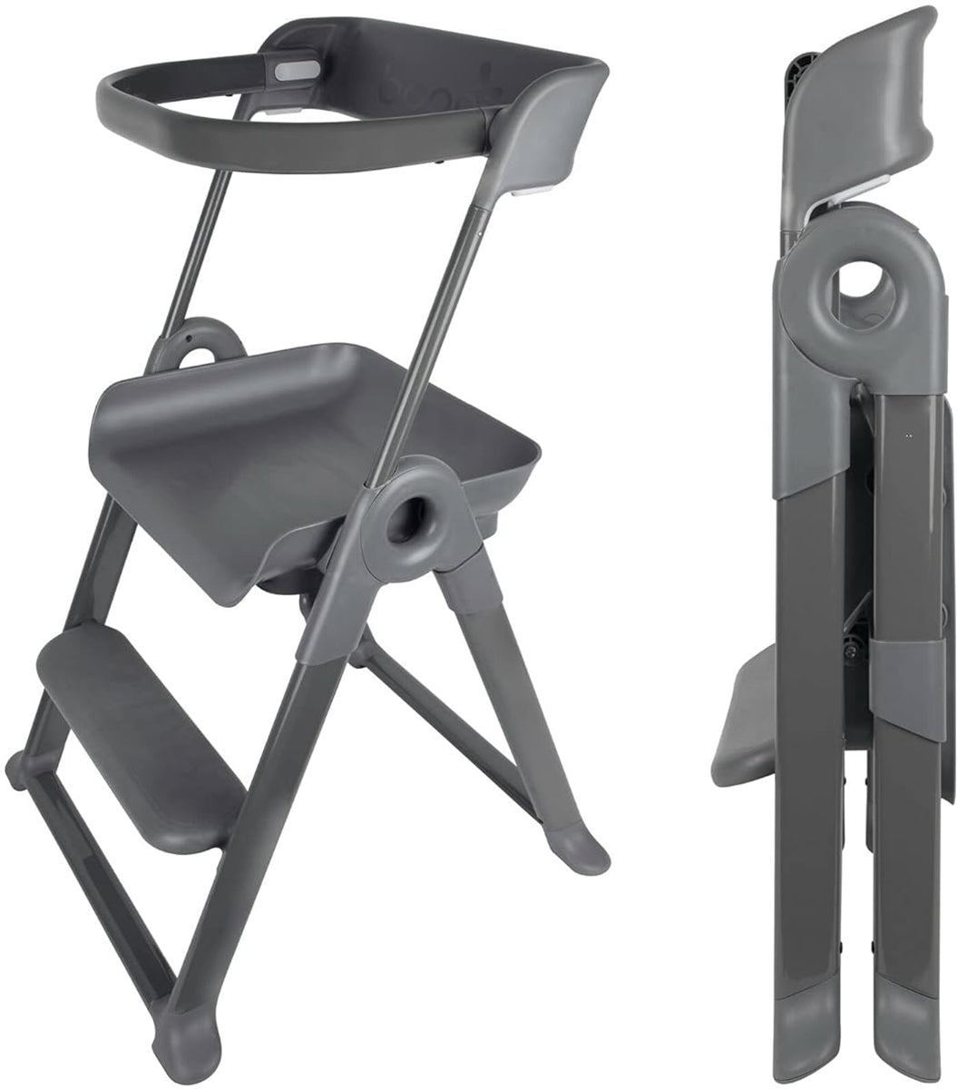 Boon Pivot Toddler Tower - Gray