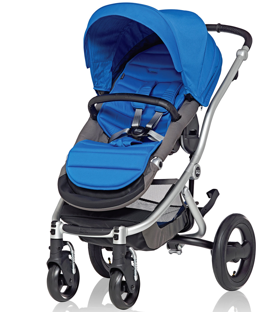 Britax Affinity Complete Stroller, Silver - Sky Blue