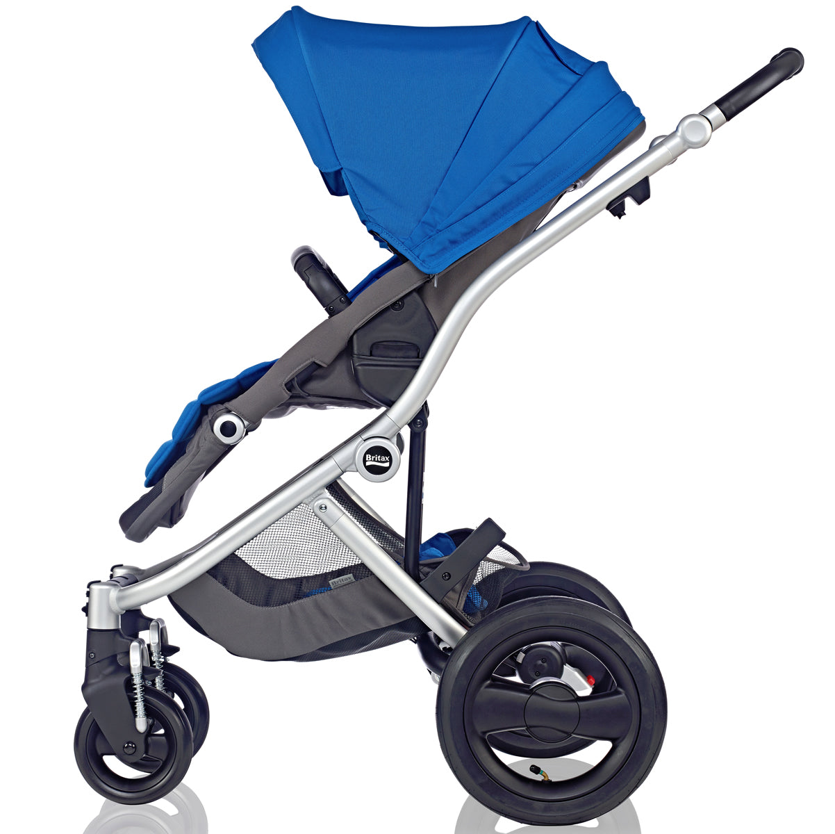 Britax Affinity Complete Stroller, Silver - Sky Blue