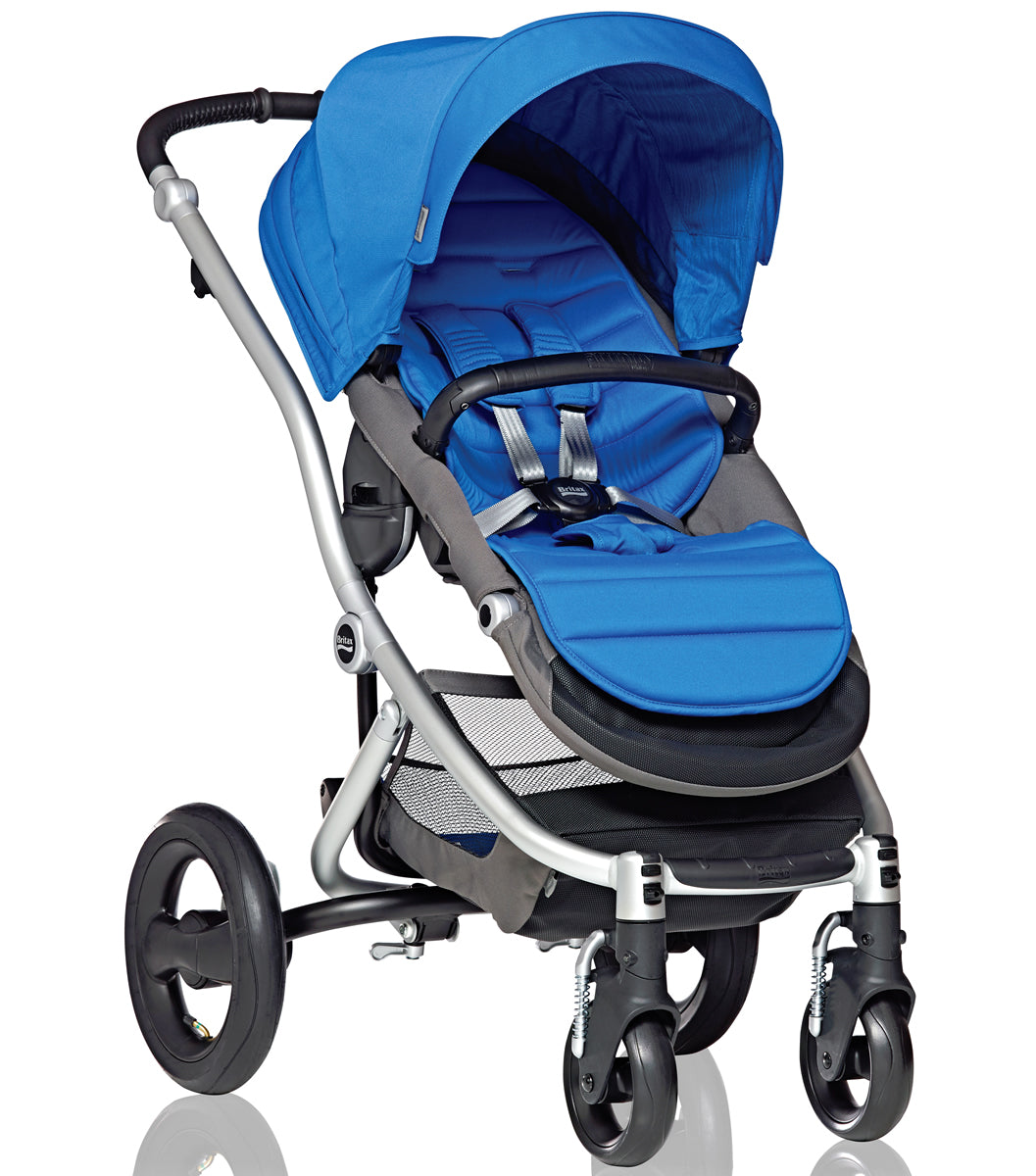 Britax Affinity Complete Stroller, Silver - Sky Blue