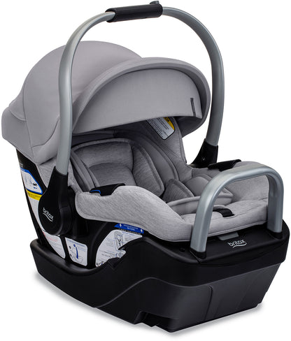 Britax Cypress Infant Car Seat with Alpine Anti-Rebound Base - Ponte Glacier