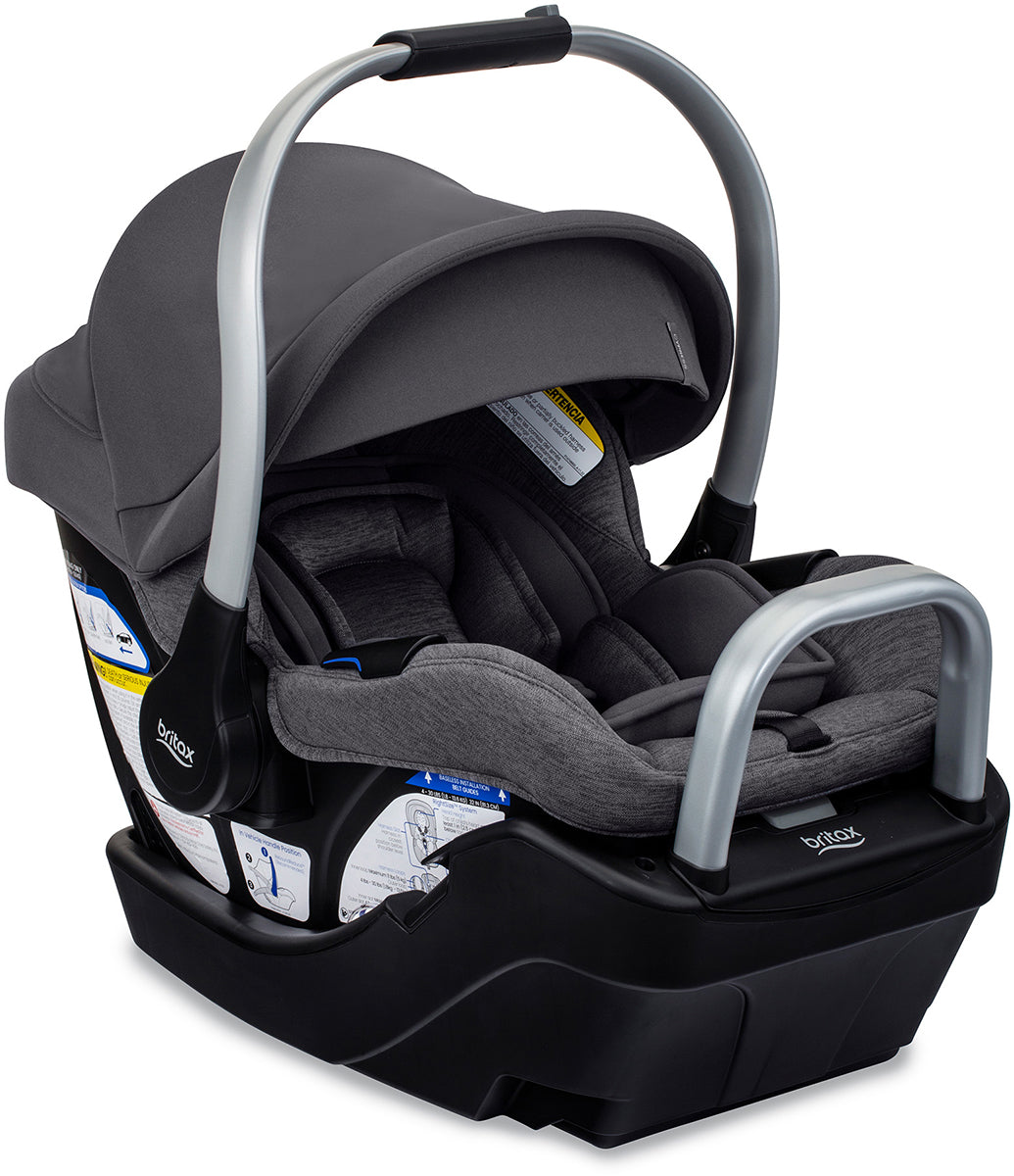 Britax Cypress Infant Car Seat with Alpine Anti-Rebound Base - Ponte Stone