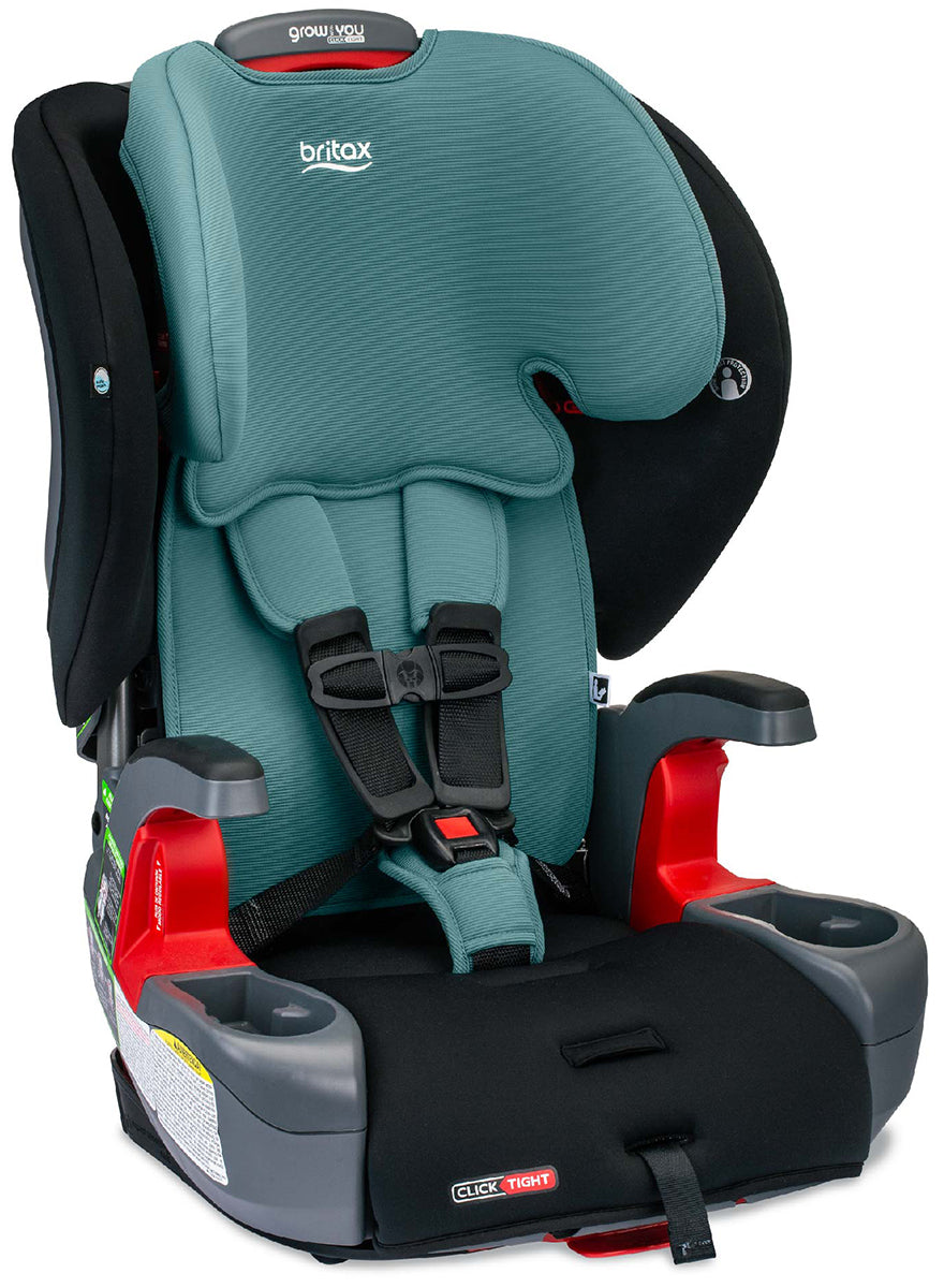 Britax Grow With You ClickTight Harness Booster Car Seat - Green Contour