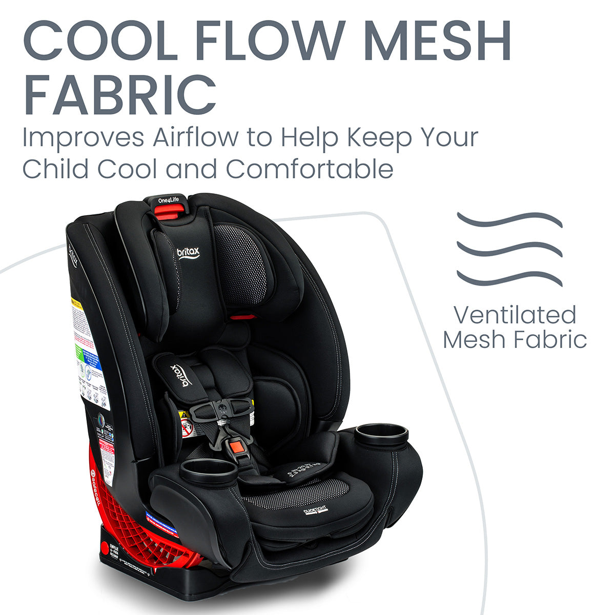 Britax One4Life ClickTight All-in-One Convertible Car Seat - Cool Flow Carbon