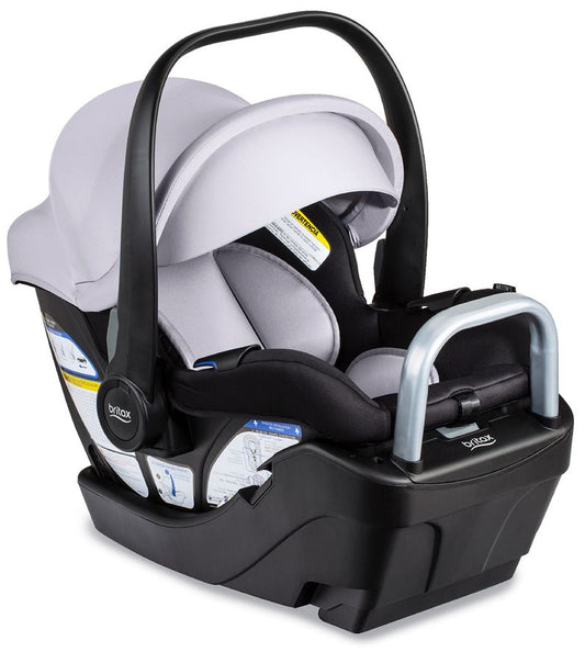 Britax OPEN BOX Willow S Infant Car Seat with Alpine Anti-Rebound Base - Glacier Onyx