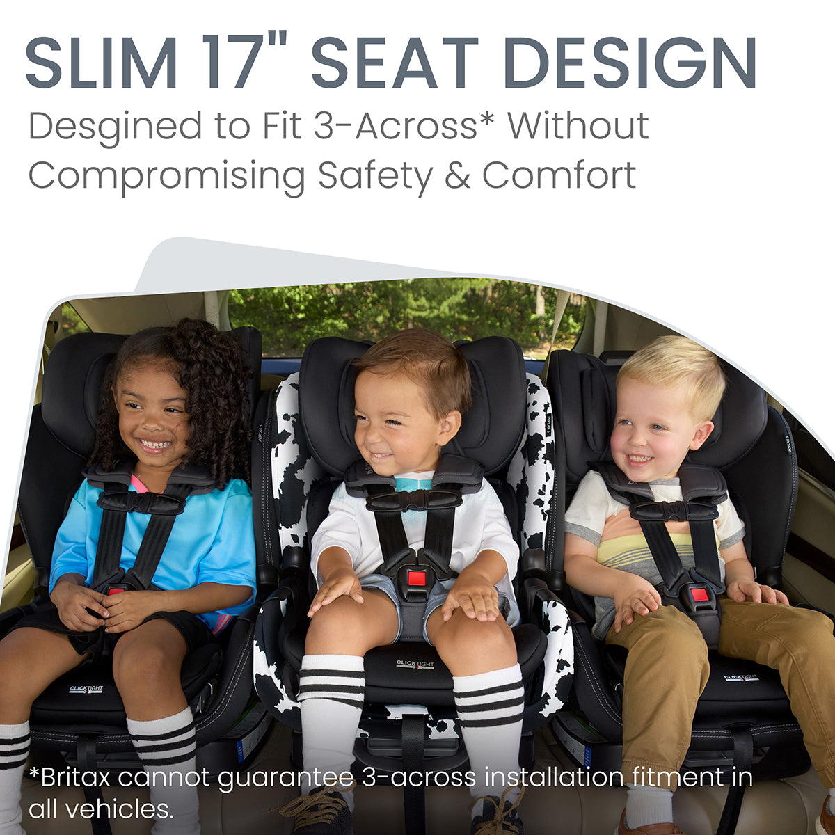 Britax Poplar S Narrow Convertible Car Seat - Cowmooflage