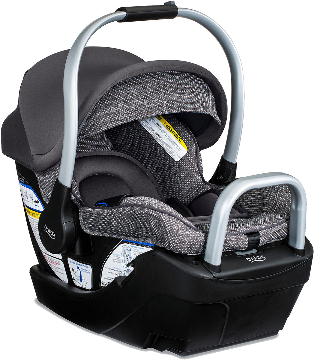 Britax Willow SC Infant Car Seat with Alpine Base - Pindot Stone