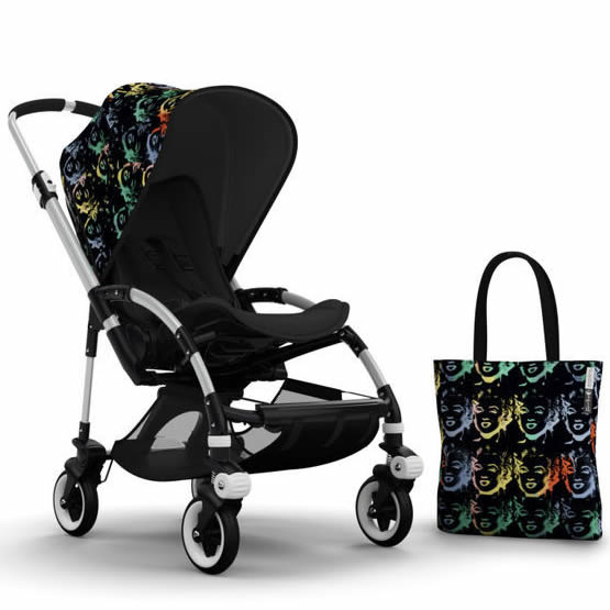 Bugaboo Bee3 Andy Warhol Accessory Pack - Marilyn/Black