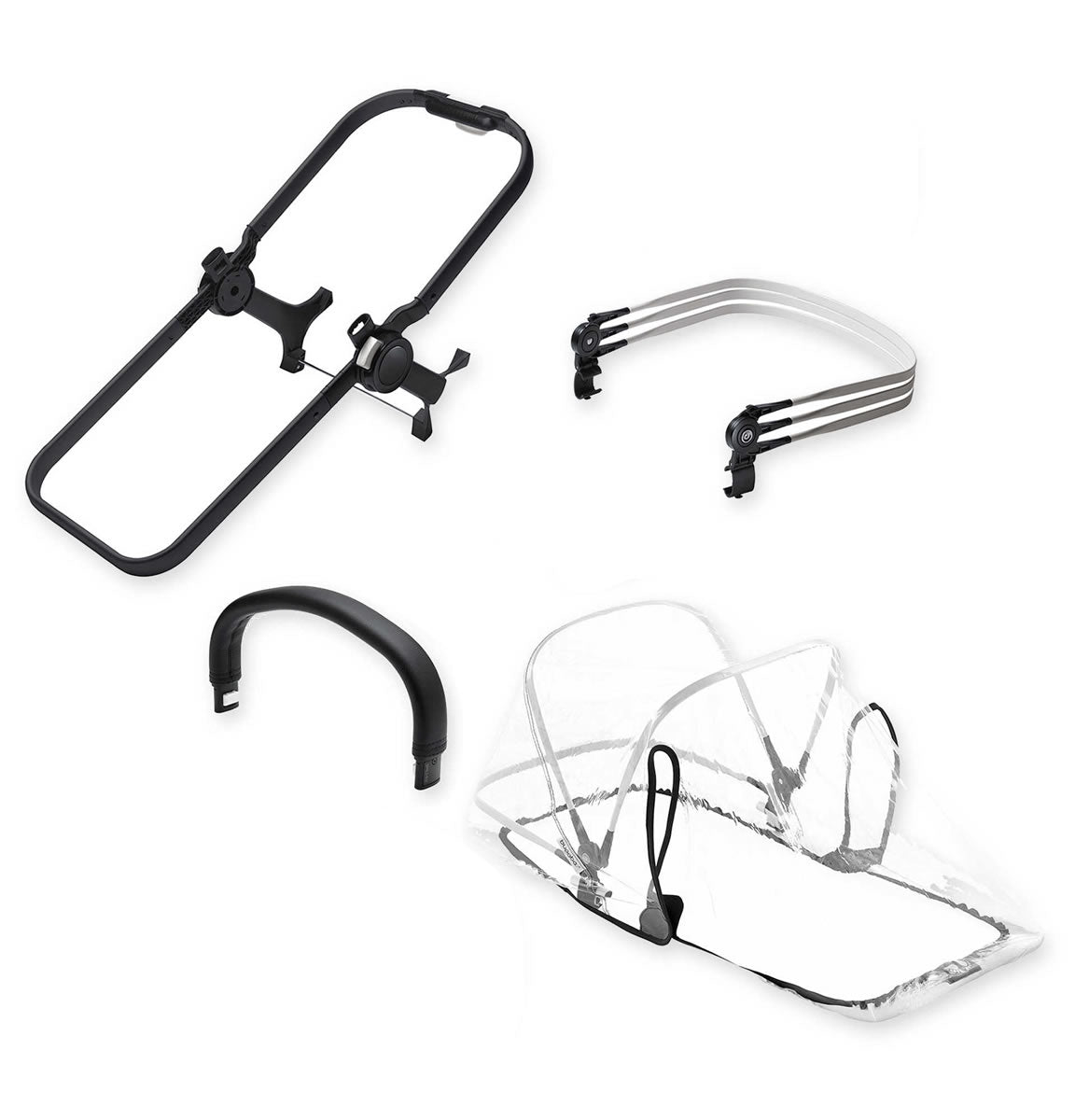 Bugaboo Donkey 2 Duo Extension Set Base - Black