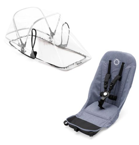 Bugaboo Donkey 2 Duo Fabric Set - Blue Melange