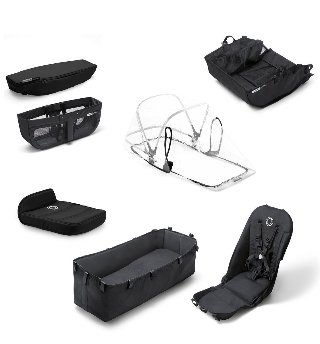 Bugaboo Donkey 2 Style Set - Black