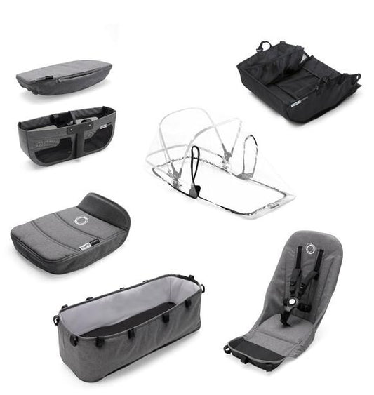 Bugaboo Donkey 2 Style Set - Grey Melange