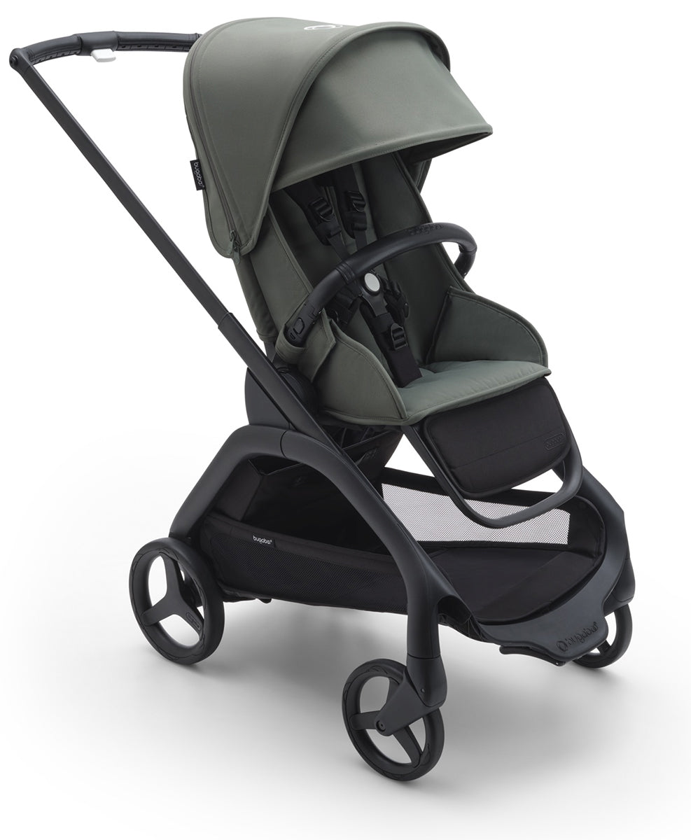 Bugaboo Dragonfly Complete Lightweight Compact Stroller - Black / Forest Green / Forest Green