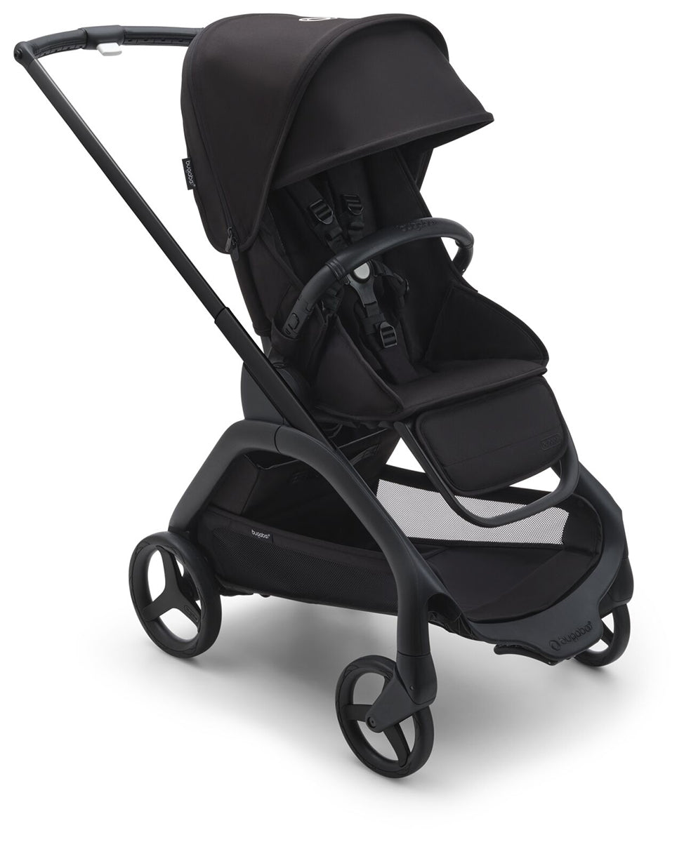 Bugaboo Dragonfly Complete Lightweight Compact Stroller - Black / Midnight Black / Midnight Black