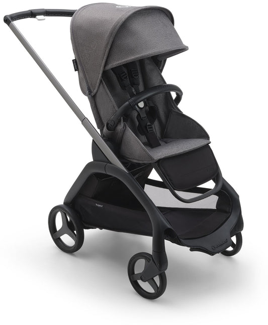 Bugaboo Dragonfly Complete Lightweight Compact Stroller - Graphite / Grey Melange / Grey Melange