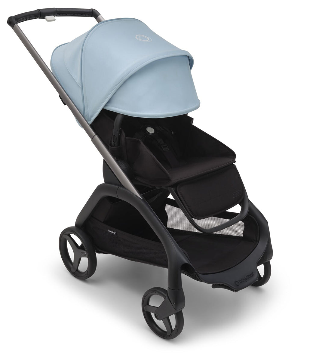 Bugaboo Dragonfly Complete Lightweight Compact Stroller - Graphite / Midnight Black / Skyline Blue