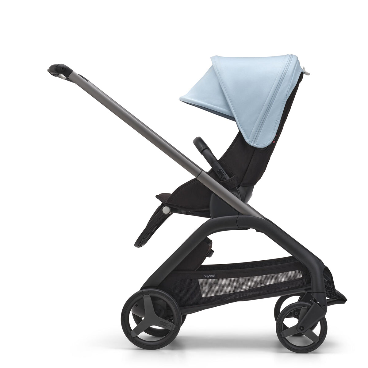 Bugaboo Dragonfly Complete Lightweight Compact Stroller - Graphite / Midnight Black / Skyline Blue