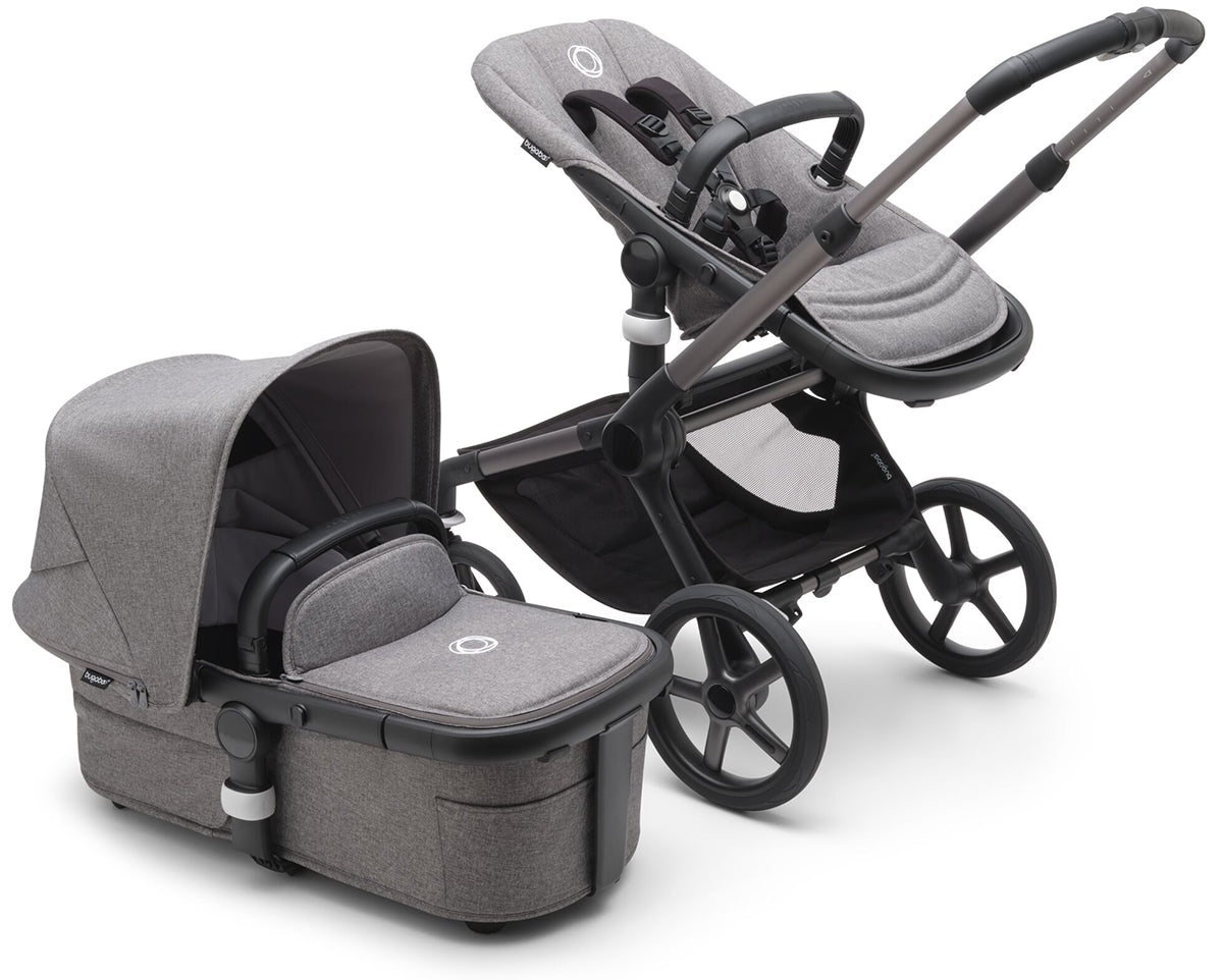 Bugaboo Fox 5 Complete Stroller - Graphite / Grey Melange / Grey Melange