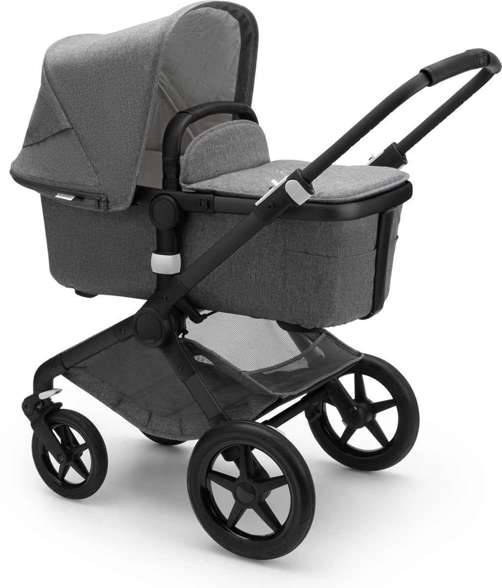 Bugaboo Fox2 Complete Stroller - Classic  - Black/Grey Melange