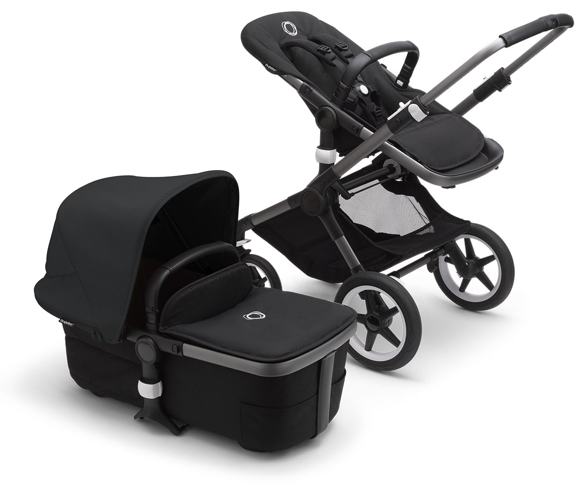 Bugaboo Fox3 Complete Stroller Bundle - Graphite / Midnight Black / Midnight Black