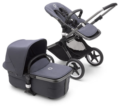 Bugaboo Fox3 Complete Stroller (One Box) - Graphite / Stormy Blue / Stormy Blue