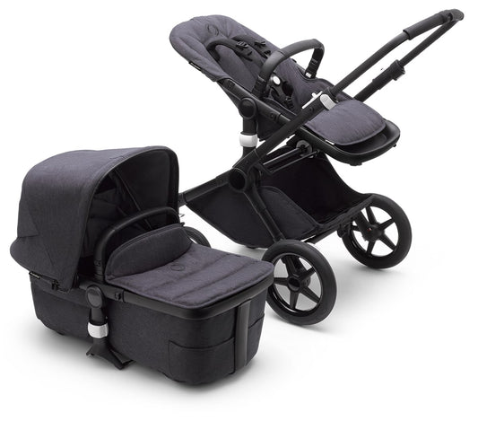 Bugaboo Fox3 Mineral Complete Stroller (One Box) - Black / Washed Black