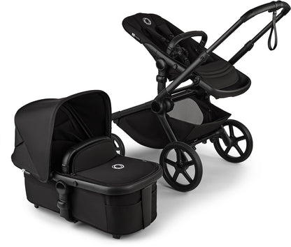 Bugaboo Kangaroo Complete Single-to-Double Stroller - Black / Midnight Black / Midnight Black