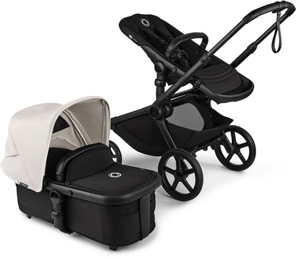 Bugaboo Kangaroo Complete Single-to-Double Stroller - Black / Midnight Black / Misty White