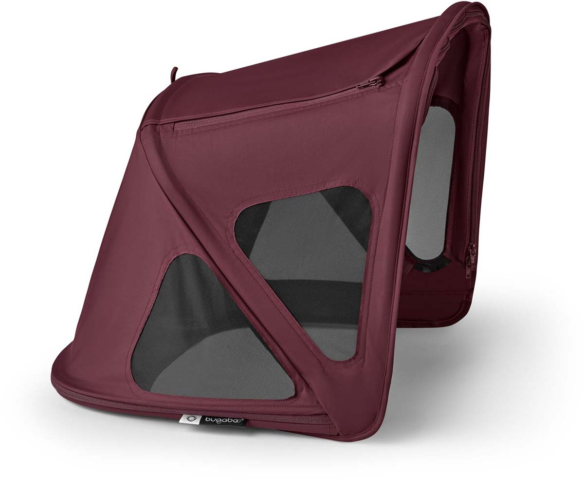 Bugaboo Kangaroo/Fox 5/Cameleon 3/Lynx Breezy Sun Canopy - Dark Cherry