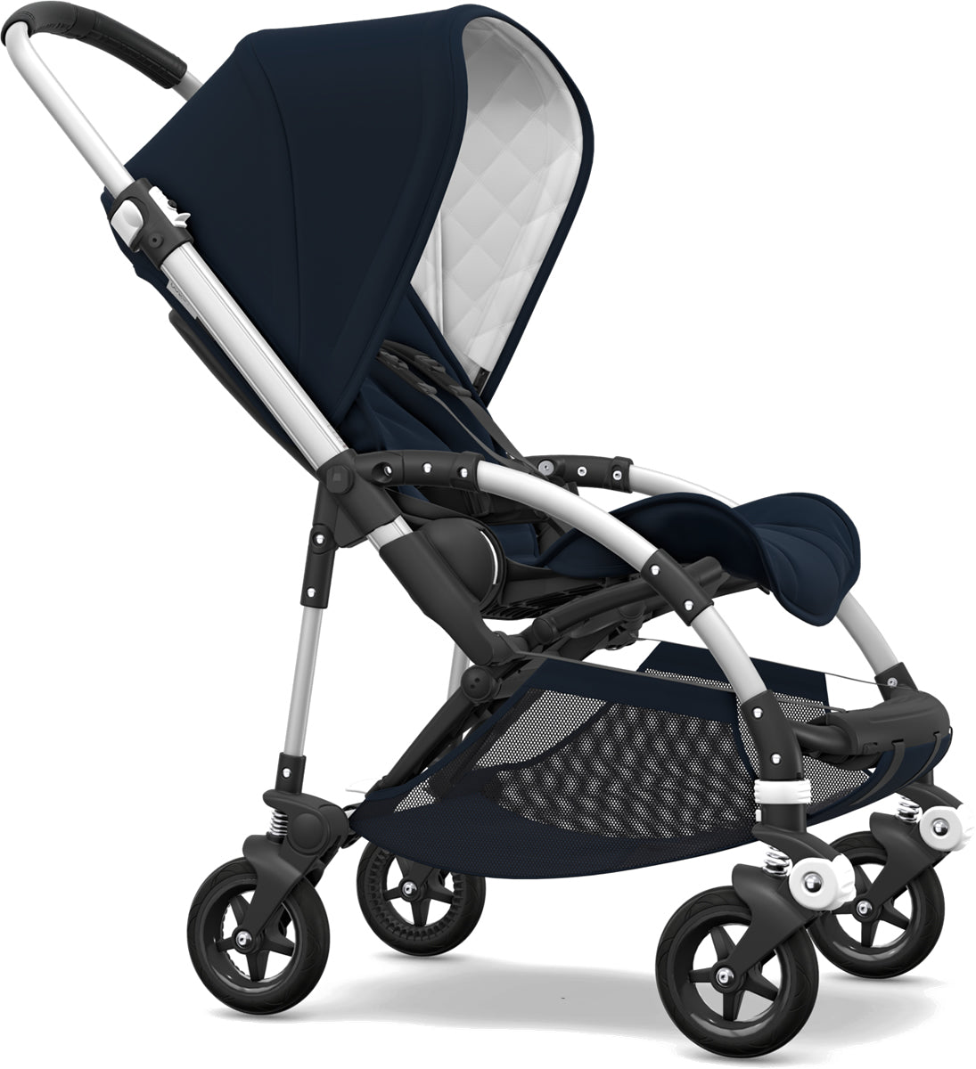 Bugaboo OPEN BOX Bee5 Classic Complete Stroller - Aluminum/Dark Navy