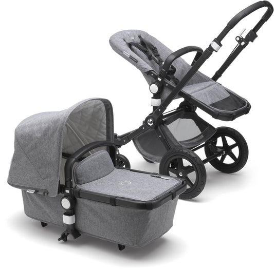 Bugaboo OPEN BOX Cameleon 3 Plus Classic Stroller - Black/Grey Melange