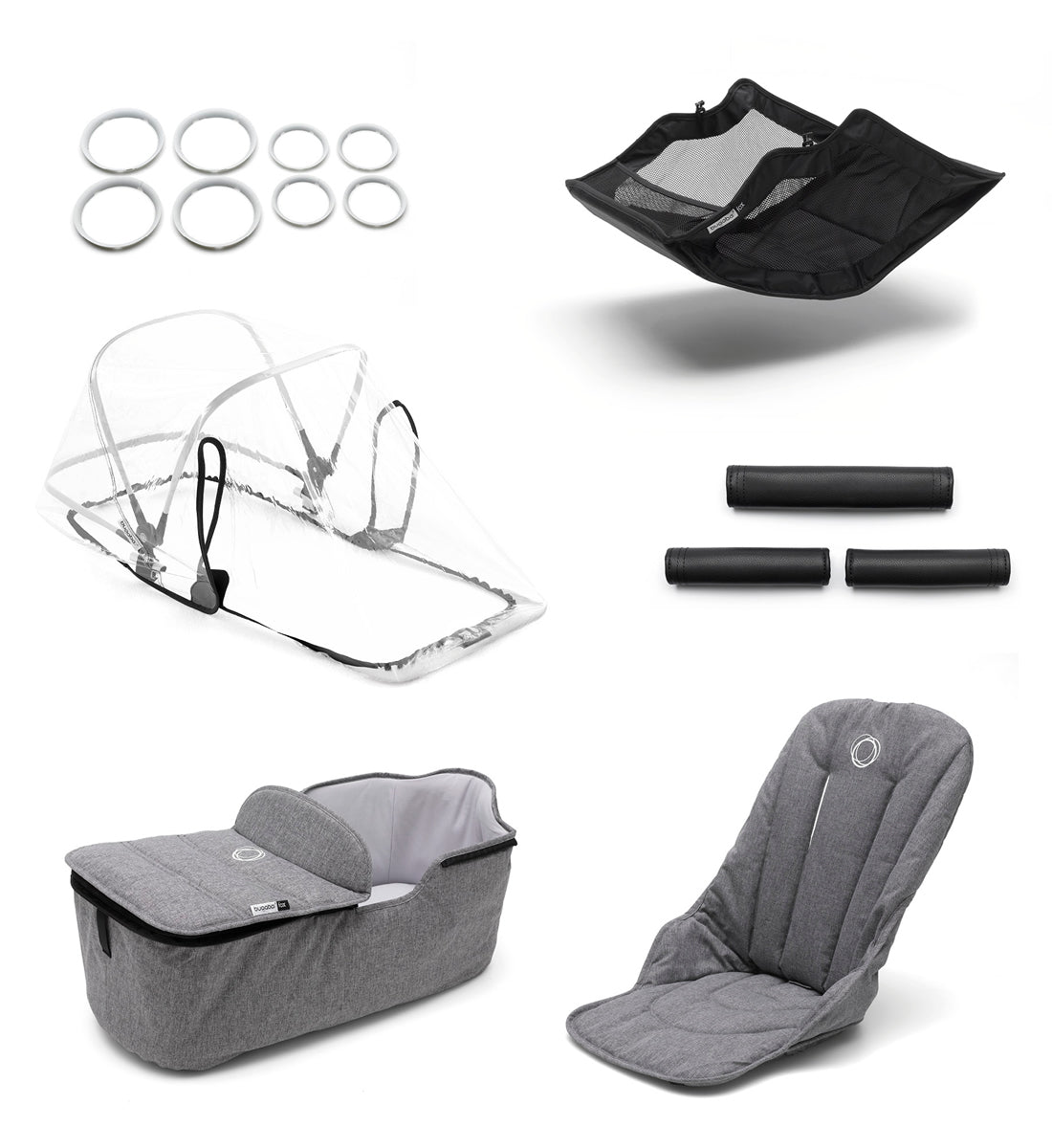 Bugaboo OPEN BOX Fox Style Set - Grey Melange