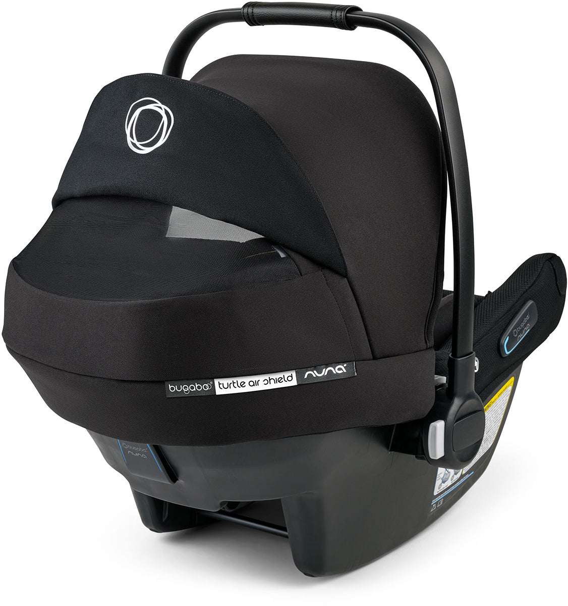 Bugaboo Turtle Air Shield By Nuna Infant Car Seat + Base - Black