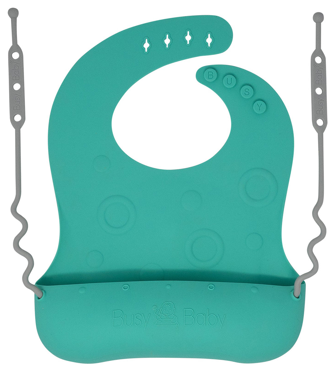 Busy Baby Bungee Bib - Spearmint