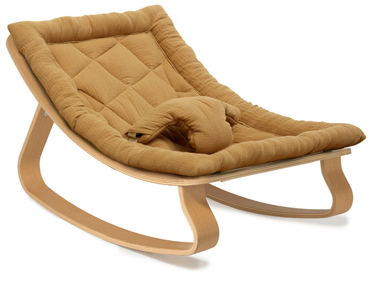 Charlie Crane LEVO Baby Rocker - Beech / Camel