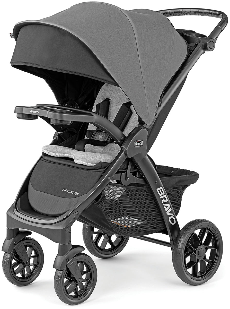 Chicco Bravo LE ClearTex Quick-Fold Stroller - Pewter