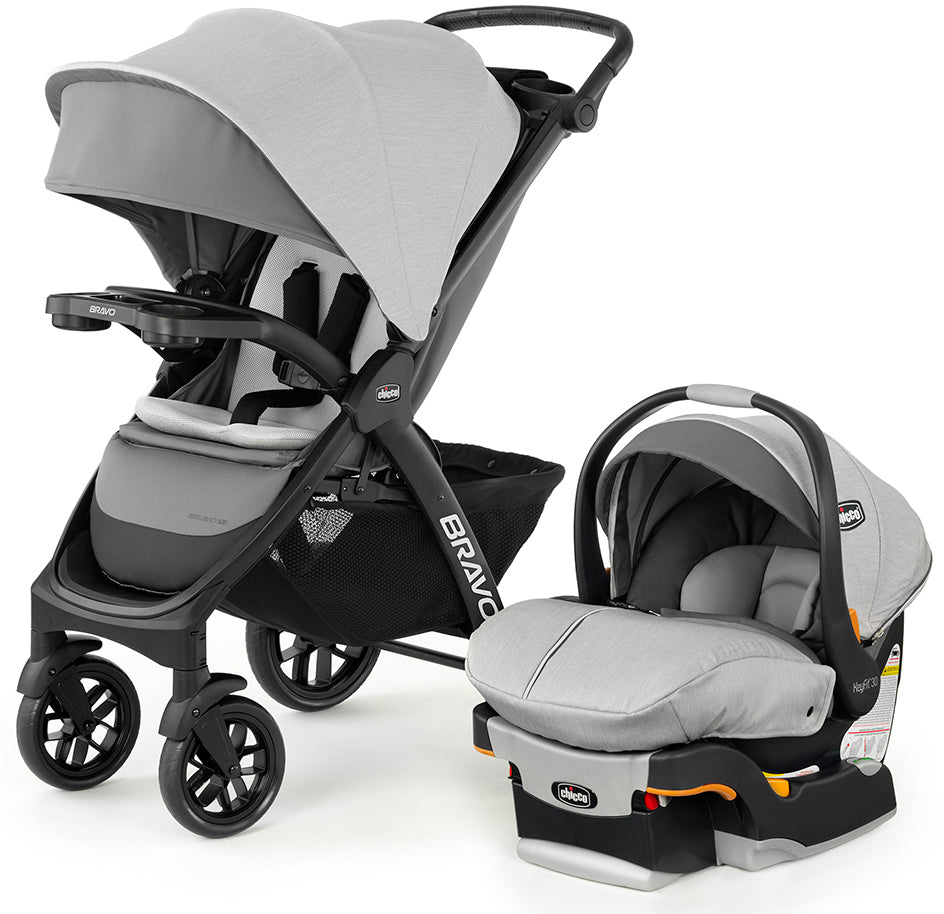 Chicco Bravo LE Trio Travel System - Driftwood