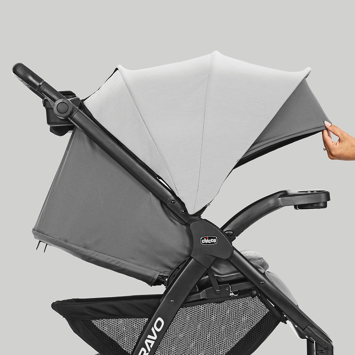 Chicco Bravo LE Trio Travel System - Driftwood