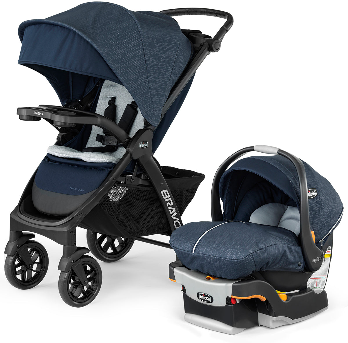 Chicco Bravo LE Trio Travel System - Harbor