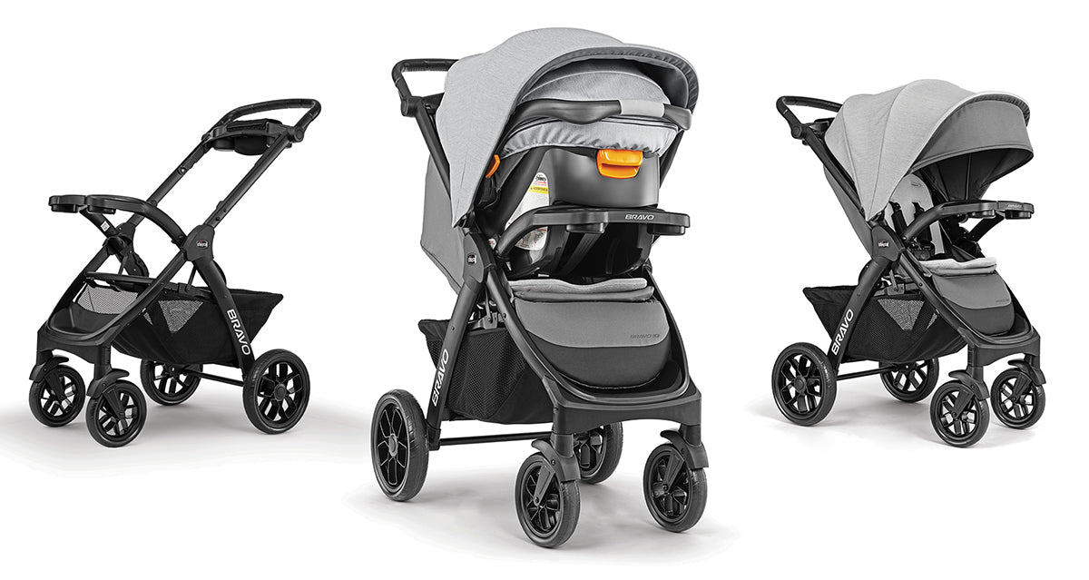 Chicco Bravo LE Trio Travel System - Harbor