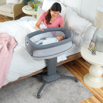 Chicco Close To You Bedside Bassinet - Heather Grey