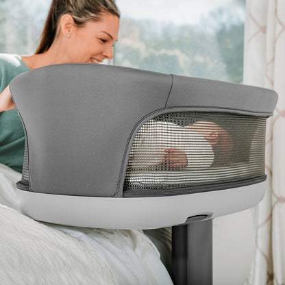 Chicco Close To You SE Bedside Bassinet - Charcoal