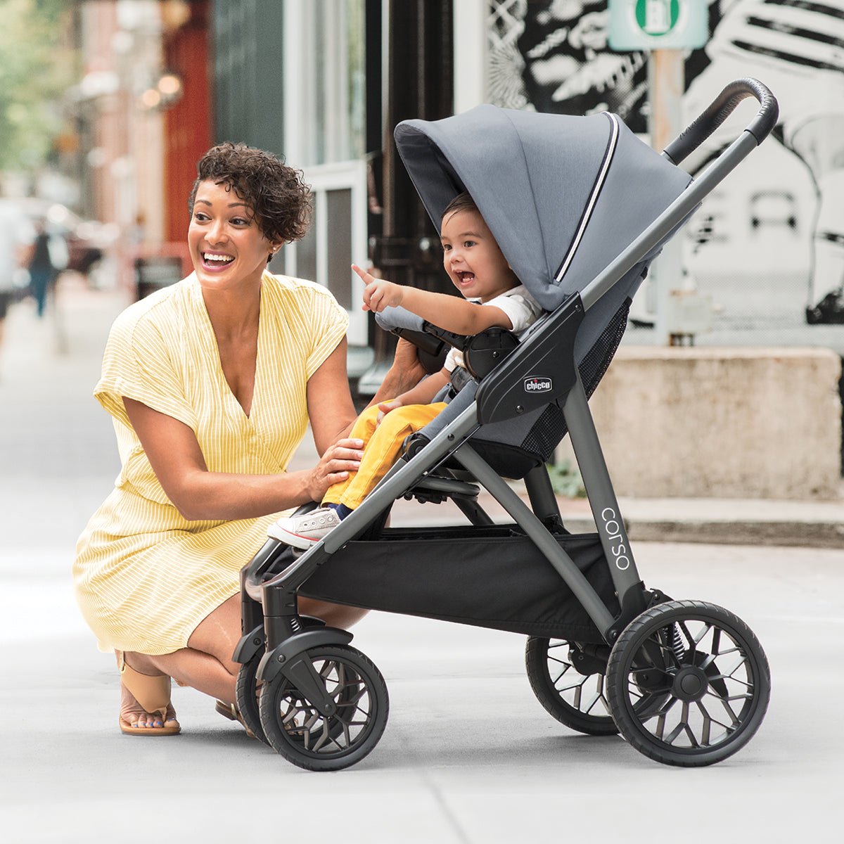 Chicco Corso Modular Stroller - Black