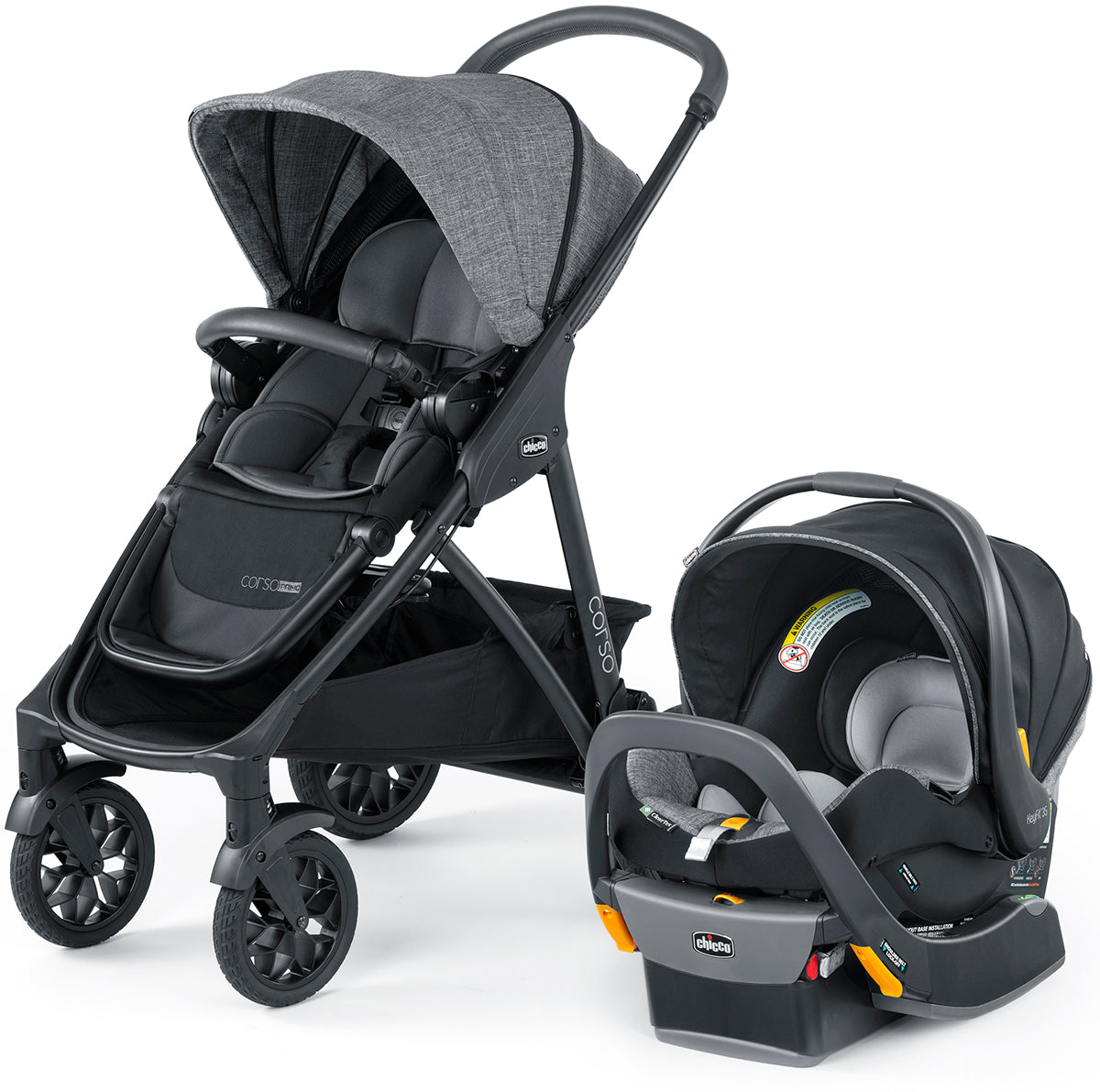 Chicco Corso Primo ClearTex Travel System - Aspen