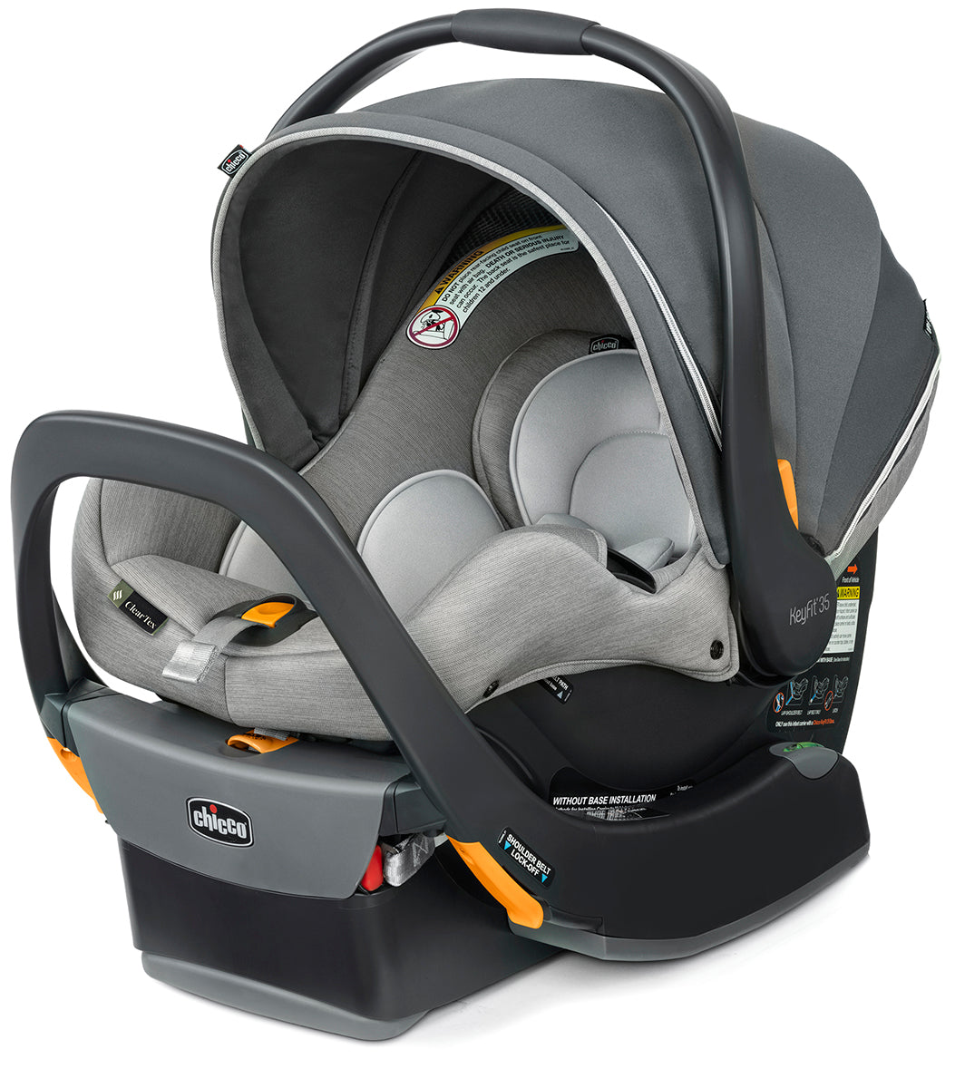 Chicco KeyFit 35 Zip ClearTex Infant Car Seat - Ash