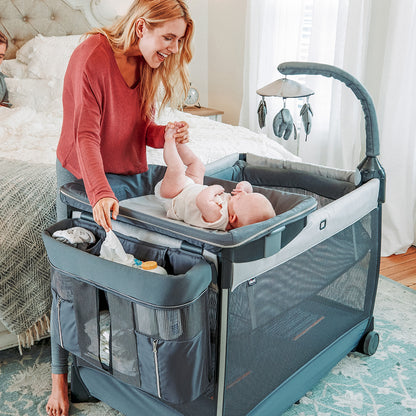 Chicco Lullaby Zip All-in-One Portable Playard - Driftwood