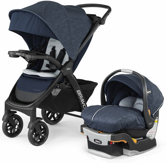 Chicco OPEN BOX Bravo LE Trio Travel System - Harbor