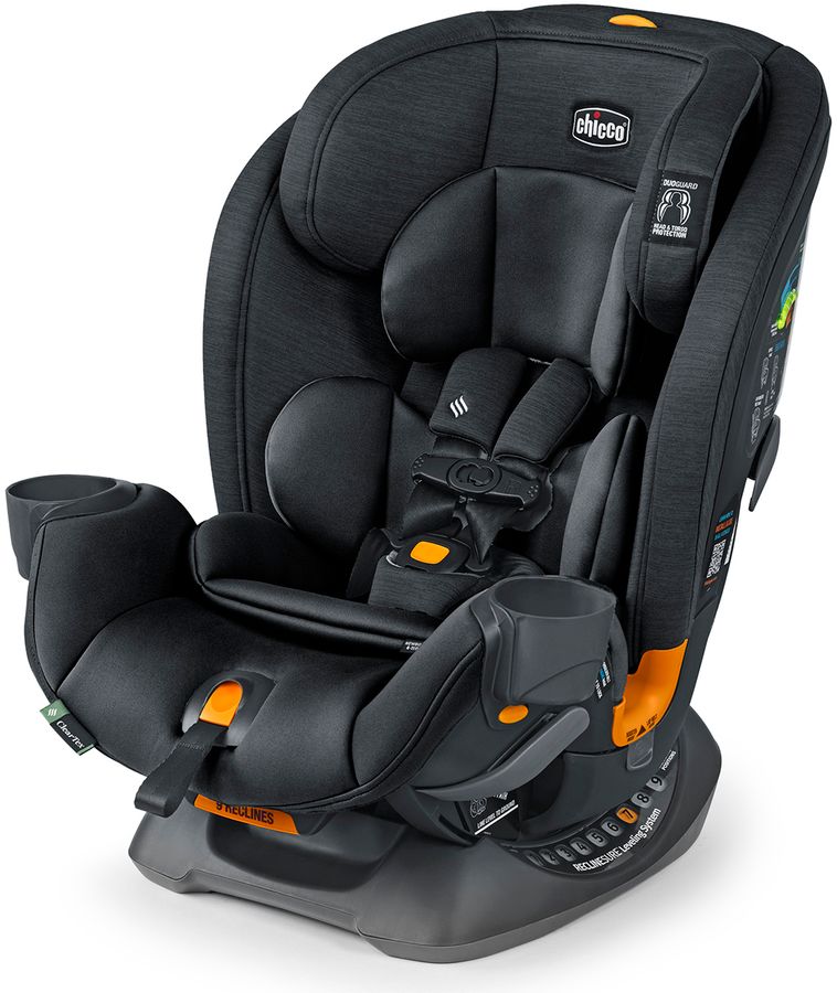 Chicco OPEN BOX OneFit ClearTex All-In-One Convertible Car Seat - Obsidian