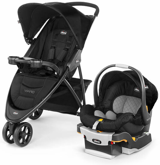 Chicco Viaro Travel System - Black