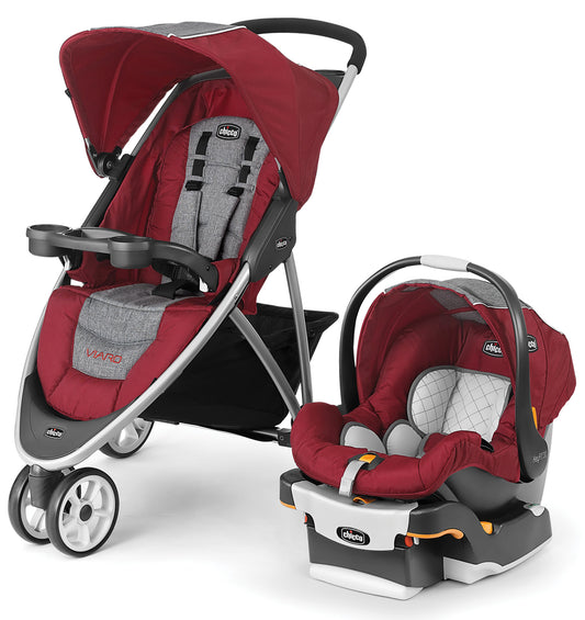 Chicco Viaro Travel System - Cranberry